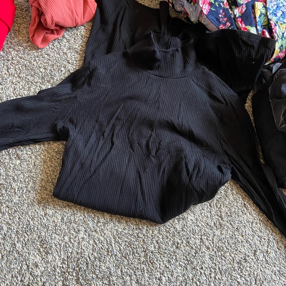 Ref Ribbed Mock Neck Dress - Picture 3 of 4